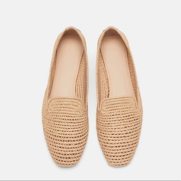 zara woven shoes